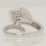 Load image into Gallery viewer, Leaf Natural Diamond Ring: 14k Solid Gold Wrap Around Jewellery, Certified Jewelry
