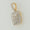 Load image into Gallery viewer, Square Diamond Halo Pendant, 14k Solid Gold, Natural Diamond, Statement Jewelry, Cluster Pendant, Minimalist Stacking Necklace, Gift for Her
