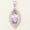 Load image into Gallery viewer, Marquise Amethyst Diamond Pendant, 14k Solid Gold, Natural Diamond, Halo Set Layering Necklace, Statement Gemstone Pendant, Gift for Her
