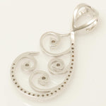 Load image into Gallery viewer, Floral Vine Diamond Pendant, 14k Solid Gold, Natural Diamond, Statement Jewelry, Everyday Stacking Necklace, GReady To Ship, IGI Certified
