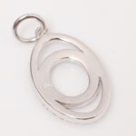 Load image into Gallery viewer, Oval Loop Diamond Pendant, 14k Solid Gold, Natural Diamonds, Layered Circle Necklace, Minimalist Stacking Pendant, Gift for Her
