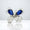 Load image into Gallery viewer, Blue Sapphire Butterfly Diamond Ring, 14K Solid Gold, Natural Diamonds, Insect Jewelry, Gemstone Cocktail Ring, Ready To Ship
