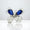 Load image into Gallery viewer, Blue Sapphire Butterfly Diamond Ring, 14K Solid Gold, Natural Diamonds, Insect Jewelry, Gemstone Cocktail Ring, Ready To Ship
