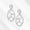 Load image into Gallery viewer, Geometric Oval Natural Diamond Drop Earrings: 14k Solid Gold, HRD Certification, Ready To Ship
