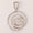 Load image into Gallery viewer, Spiral Diamond Pendant, 14k Solid Gold, Natural Diamond, Flower Swirl Pendant, Stackable Pendant, Minimalist Layering Necklace, Gift for Her
