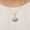 Load image into Gallery viewer, Flower Petal Pendant Necklace, 14k Solid Gold, Natural Diamonds, Illusion Pendant, Minimalist Layering Jewelry, Ready To Ship, IGI Certified
