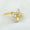 Load image into Gallery viewer, Butterfly Diamond Ring in  14k Solid Gold, Double Toned Ring, Natural Diamonds, Ready To Ship, Women&#39;s Day Gift
