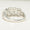 Load image into Gallery viewer, Oval Halo Diamond Band Ring, 14k Solid Gold, Natural Diamonds, Eternity Wedding Band, Statement Bridal Ring, Ready To Ship, IGI Certified
