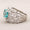Load image into Gallery viewer, Aquamarine Diamond Ring In 14k Solid Gold, Birthstone Ring With Natural Diamonds, Ready To Ship, Women&#39;s Day Gift
