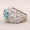 Load image into Gallery viewer, Aquamarine Diamond Ring In 14k Solid Gold, Birthstone Ring With Natural Diamonds, Ready To Ship, Women&#39;s Day Gift
