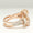 Load image into Gallery viewer, Mother of Pearl Diamond Ring, 14k Solid Gold, Natural Diamonds, Cocktail Leaf Ring, Two Toned Statement Jewelry, Ready To Ship
