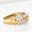 Load image into Gallery viewer, Diamond Ring In 14k Solid Gold, Natural Diamonds, Dual Tone Ring, Ready To Ship, Women&#39;s Day Gift
