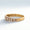 Load image into Gallery viewer, Solitaire Diamond Ring In 14k Solid Gold, Eternity Band With Natural Diamonds, Ready To Ship, Women&#39;s Day Gift
