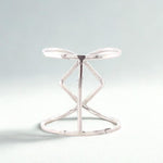 Load image into Gallery viewer, Criss Cross Diamond Ring, 14k Solid Gold, Natural Diamonds, Everyday Wear Jewelry, Ready To Ship, Women&#39;s Day Gift
