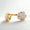 Load image into Gallery viewer, Flower diamond open ring, Dual Tone Cuff Ring, 14k Solid Gold, Natural Diamonds, Ready To Ship, Women&#39;s Day Gift
