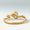 Load image into Gallery viewer, Diamond Love Ring In 14K Solid Gold, Proposal Ring With Natural Diamonds, Ready To Ship, Women&#39;s Day Gift
