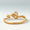 Load image into Gallery viewer, Diamond Love Ring In 14K Solid Gold, Proposal Ring With Natural Diamonds, Ready To Ship, Women&#39;s Day Gift
