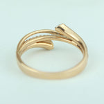 Load image into Gallery viewer, Diamond Ring in 14K Solid Gold , Natural Diamonds, , Everyday Jewelry Ready To Ship, Women&#39;s Day Gift
