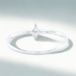 Load image into Gallery viewer, Rhombus Diamond Ring, 14k Solid Gold, Natural Diamonds, Stackable Ring, Everyday Geometric Jewelry, Ready To Ship, Women&#39;s Day Gift
