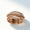 Load image into Gallery viewer, Twist Diamond Broad Band Ring, 14K Solid Gold, Criss Cross Ring, Natural Diamonds, Dual Tone Stackable Ring, Ready To Ship, Women&#39;s Day Gift
