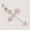 Load image into Gallery viewer, Arrow Cross Diamond Pendant, 14k Solid Gold, Natural Diamonds, IGI Certified, Spiritual Adjustable Necklace, Everyday Jewelry, Gift For Her
