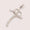 Load image into Gallery viewer, Diamond Heart Cross Pendant, 14k Solid Gold, Natural Diamonds, Cross Necklace With Adjustable Chain, Minimalistic Everyday Jewelry
