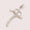 Load image into Gallery viewer, Diamond Heart Cross Pendant, 14k Solid Gold, Natural Diamonds, Cross Necklace With Adjustable Chain, Minimalistic Everyday Jewelry
