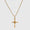 Load image into Gallery viewer, Cross Flower Diamond Pendant, 14k Solid Gold, Natural Diamonds, IGI Certified, Religious Adjustable Necklace, Everyday Jewelry, Gift For Her
