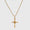 Load image into Gallery viewer, Cross Flower Diamond Pendant, 14k Solid Gold, Natural Diamonds, IGI Certified, Religious Adjustable Necklace, Everyday Jewelry, Gift For Her
