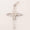 Load image into Gallery viewer, Star Cross Diamond Cluster Pendant,14k Solid Gold, Natural Diamonds, Cross Necklace with Adjustable Chain, Minimalistic Everyday Jewelry
