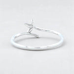 Load image into Gallery viewer, Leaf Vine Diamond Ring, 14k Solid Gold, Natural Diamonds, Stackable Floral Jewelry, Minimalist Everyday Band
