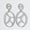 Load image into Gallery viewer, Dangle Diamond Earrings In 14k Solid Gold, Oval Earrings With Natural Diamonds, Ready To Ship, Women&#39;s Day Gift
