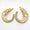 Load image into Gallery viewer, Leaves Stud Pearl Diamond Earrings, Natural Diamonds, Gemstone Earrings In 14k Solid Gold, Ready To Ship, Women&#39;s Day Gift
