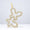 Load image into Gallery viewer, Butterfly Charm Diamond Pendant, 14k Solid Gold, Natural Diamonds, Abstract Wing Charm, Animal Jewelry, Everyday Stacking Necklace
