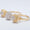 Load image into Gallery viewer, Cluster Diamond Open Cuff Ring, 14k Solid Gold, Natural Diamonds, Halo Two Tone Ring, Three Finger Cocktail Ring, Gift for Her
