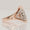 Load image into Gallery viewer, Eye Shape Cluster Diamond Ring, 14k Solid Gold, Natural Diamonds, Bold Statement Jewelry, Cocktail Ring, Gift for Her
