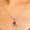 Load image into Gallery viewer, Cat Diamond Charm Pendant, 14k Solid Gold, Natural Diamonds, Enamel Kitten Necklace, Everyday Minimalist Charm, Stacking Animal Jewelry
