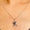 Load image into Gallery viewer, Cat Diamond Charm Pendant, 14k Solid Gold, Natural Diamonds, Enamel Kitten Necklace, Everyday Minimalist Charm, Stacking Animal Jewelry
