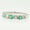Load image into Gallery viewer, Emerald Half Eternity Diamond Band Ring, 14k Solid Gold, Natural Diamond, Gemstone Stacking Ring, Everyday Minimalist Jewelry, Gift for Her

