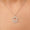 Load image into Gallery viewer, Circle Diamond Halo Pendant, 14k Solid Gold, Natural Diamonds, Bezel Set Necklace, Everyday Minimalistic Stackable Pendant
