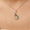 Load image into Gallery viewer, Teardrop Diamond Pendant, 14k Solid Gold, Natural Diamonds, Enamel Pendant, Cluster Set Necklace, Stacking Statement Jewelry, Gift for Her
