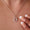 Load image into Gallery viewer, Oval Loop Diamond Pendant, 14k Solid Gold, Natural Diamonds, Layered Circle Necklace, Minimalist Stacking Pendant, Gift for Her
