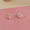 Load image into Gallery viewer, Kids Pink Bird Diamond Stud Earrings, 14k Solid Gold With Enameling, Natural Diamonds, Gift for toddlers/girls/kids, Ready To Ship
