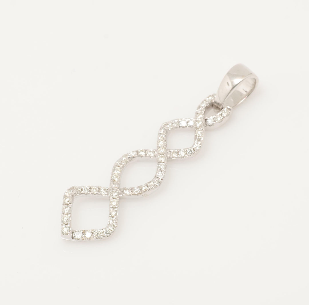 Linking Diamond Pendant, 14k Solid Gold, Natural Diamonds, Everyday Jewelry, Minimalist Stacking Necklace, Ready To Ship, IGI Certified