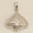 Load image into Gallery viewer, Flower Petal Pendant Necklace, 14k Solid Gold, Natural Diamonds, Illusion Pendant, Minimalist Layering Jewelry, Ready To Ship, IGI Certified
