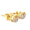 Load image into Gallery viewer, Kids Hexagonal Diamond Stud Earrings, 14k Solid Gold, Natural Diamonds, Geometric Jewelry, Gift for toddlers/girls/kids
