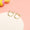 Load image into Gallery viewer, Kids Cat Ear Diamond Stud Earrings, 14k Solid Gold, Natural Diamonds, Animal jewelry, Gift for toddlers/girls/kids, Ready To Ship
