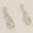 Load image into Gallery viewer, Swirl Diamond Stud Earrings, 14k Solid Gold, Natural Diamonds, Statement Jewelry, Everyday Minimalistic Jewelry, Filigree Stud, Gift For Her
