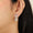 Load image into Gallery viewer, Floral Heart Halo Diamond Studs, 14k Solid Gold, Natural Diamonds, White Sapphire Gemstone Earrings, Statement Jewelry, Bridal Cocktail Stud
