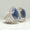 Load image into Gallery viewer, Blue Sapphire Diamond Open Cuff Ring, 14k Solid Gold, Natural Diamonds, Gemstone Ring, Wedding Statement Ring, Ready To Ship, IGI Certified
